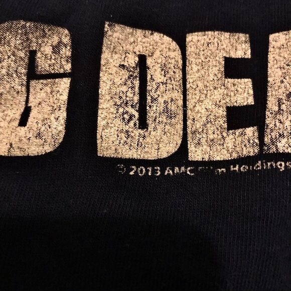 AMC The Walking Dead Sleeveless Black Skull Zombie T-Shirt Men’s XL Darrell Rick - Picture 3 of 6